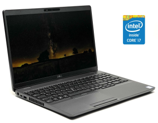 БУ Ноутбук А класс Dell Latitude 5500 / 15.6&quot; (1920x1080) IPS / Intel Core i7-8665U (4 (8) ядра по 1.9 - 4.8 GHz) / 16 GB DDR4 / 256 GB SSD / Intel UHD Graphics 620 / WebCam / Win 10 Pro из Европы в Днепре