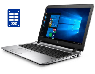 БУ Ноутбук А- класс HP ProBook 450 G3 / 15.6&quot; (1366x768) TN / Intel Core i3-6100U (2 (4) ядра по 2.3 GHz) / 8 GB DDR4 / 128 GB SSD / Intel HD Graphics 520 / WebCam / Win 10 Pro из Европы в Днепре