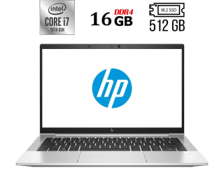 БУ Ультрабук Б-класс HP EliteBook 830 G7 / 13.3&quot; (1920x1080) IPS / Intel Core i7-10610U (4 (8) ядра по 1.8 - 4.9 GHz) / 16 GB DDR4 / 512 GB SSD M.2 / Intel UHD Graphics / WebCam / USB 3.1 / HDMI из Европы