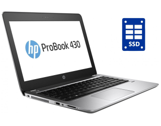 БУ Ультрабук Б-класс HP ProBook 430 G4 / 13.3&quot; (1366x768) TN / Intel Core i3-7100U (2 (4) ядра по 2.4 GHz) / 4 GB DDR4 / 128 GB SSD / Intel HD Graphics 620 / WebCam / Win 10 Pro из Европы
