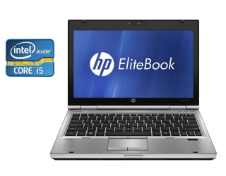 БУ Нетбук HP EliteBook 2560p / 12.5&quot; (1366x768) TN / Intel Core i5-2520M (2 (4) ядра по 2.5 - 3.2 GHz) / 8 GB DDR3 / 240 GB SSD / Intel HD Graphics 3000 / WebCam / Win 10 Pro  из Европы в Днепре