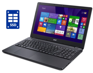 БУ Ноутбук Acer Aspire E1-571 / 15.6&quot; (1366x768) TN / Intel Core i3-2348M (2 (4) ядра по 2.3 GHz) / 8 GB DDR3 / 240 GB SSD / Intel HD Graphics 3000 / WebCam / Win 10 Pro  из Европы в Днепре