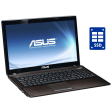 Ноутбук Asus K53E / 15.6" (1366x768) TN / Intel Core i3-2330M (2 (4) ядра по 2.2 GHz) / 8 GB DDR3 / 240 GB SSD / Intel HD Graphics 3000 / WebCam / DVD-ROM / Win 10 Pro - 1